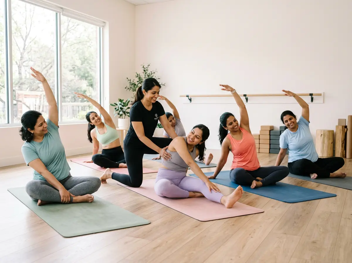 Women-only safe and supportive fitness environment