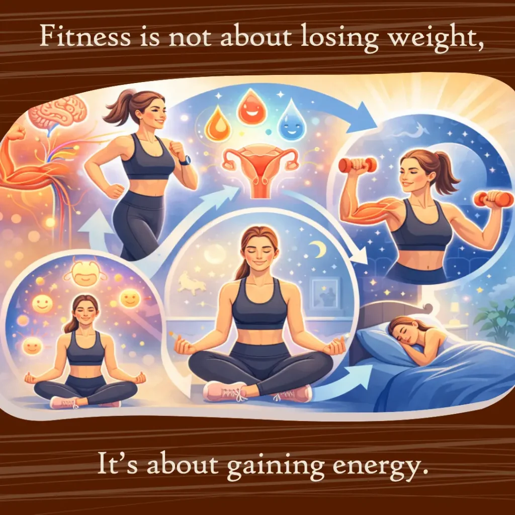 Energy-Based Fitness Benefits for Women Fitness benefits improving energy, sleep, strength, and hormone balance for women